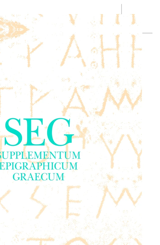 Supplementum Epigraphicum Graecum, Volume XXXI (1981): 31
