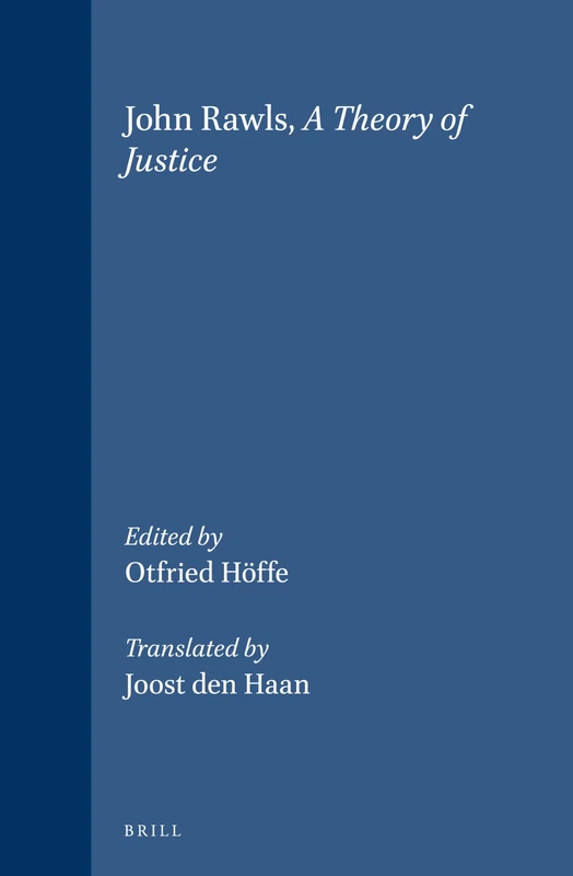 John Rawls, A Theory of Justice