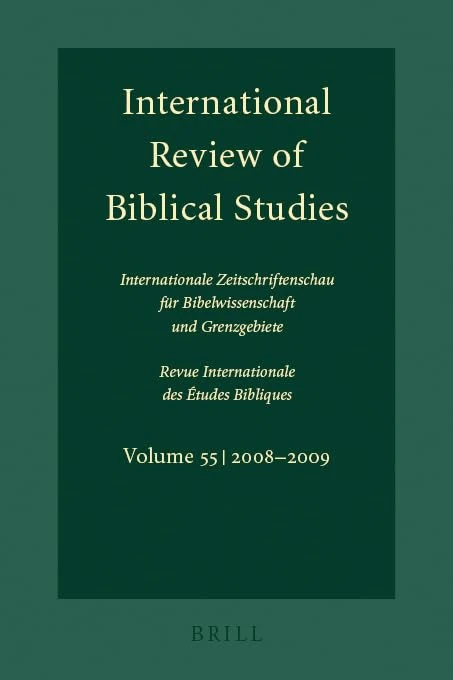 International Review of Biblical Studies, Volume 55 (2008-2009)