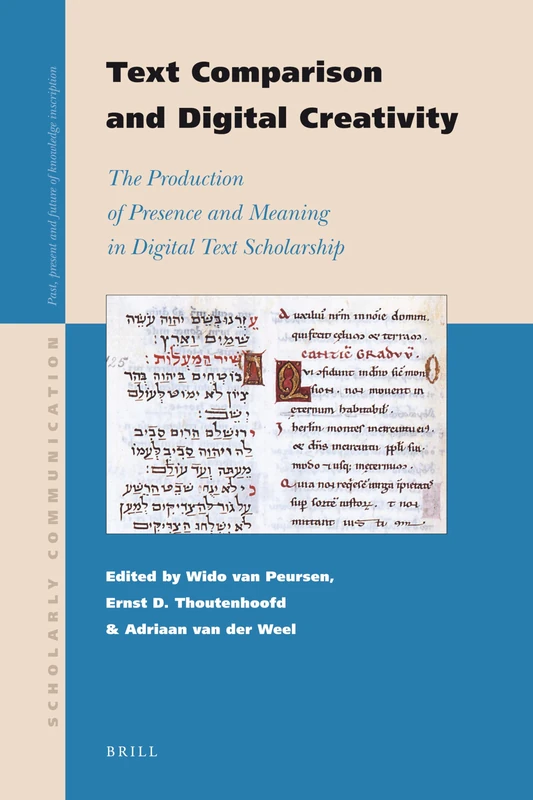 Brill Text Comparison and Digital Creativity - Scholarly Book