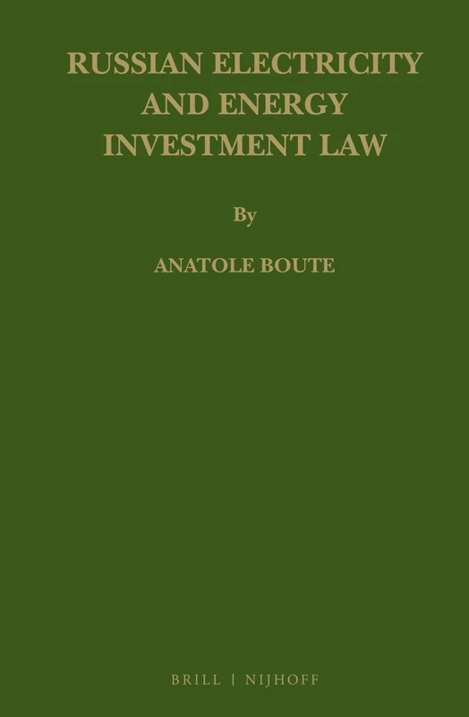 Russian Electricity and Energy Investment Law: 65 (Law in Eastern Europe, 65)