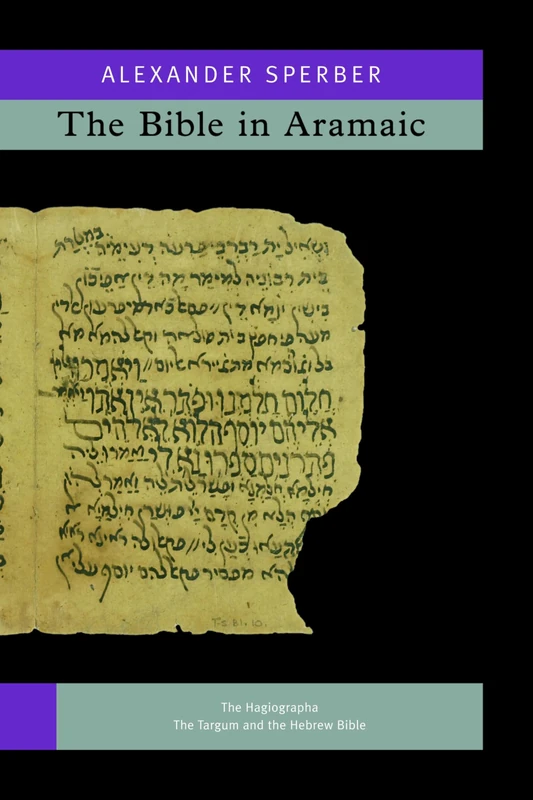 The Bible in Aramaic, Vol. 2: Based on Old Manuscripts and Printed Texts. Vols IVa-IVb