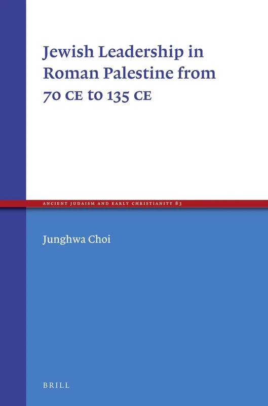 Jewish Leadership in Roman Palestine from 70 C.E. to 135 C.E.: 83 (Ancient Judaism and Early Christianity, 83)