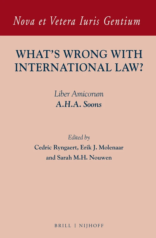 What's Wrong with International Law?: Liber Amicorum A.H.A. Soons: 27 (Nova et Vetera Iuris Gentium, 27)
