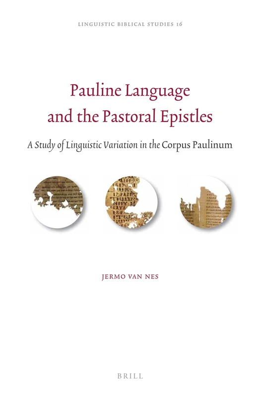 Brill Pauline Language and the Pastoral Epistles - Study Book