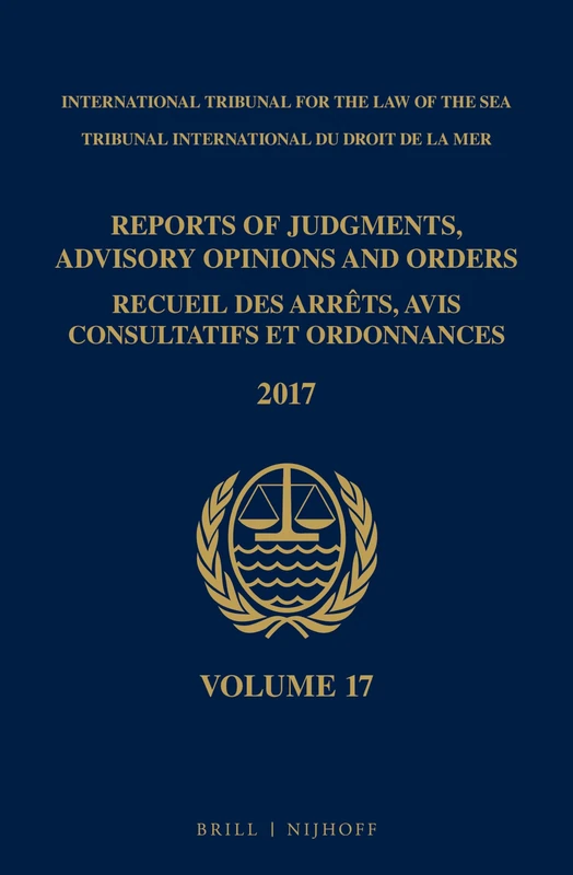 Reports of Judgments, Advisory Opinions and Orders/ Receuil des arrets, avis consultatifs et ordonnances 2017: 17
