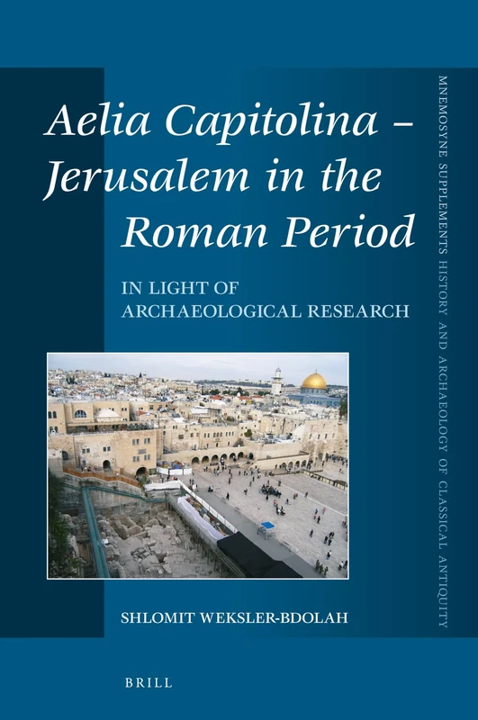 Aelia Capitolina Jerusalem in the Roman Period: In Light of Archaeological Research: 432 (Mnemosyne, Supplements, History and Archaeology of Classical Antiquity, 432)