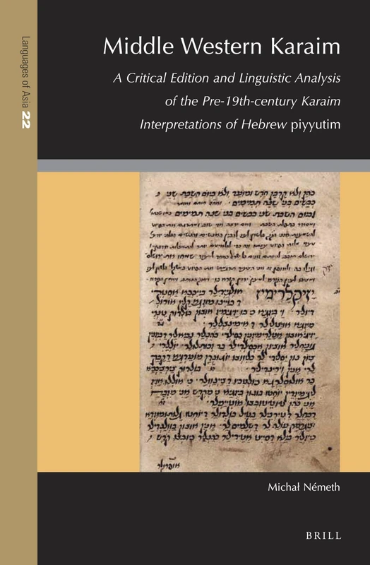 Brill Middle Western Karaim - Linguistic Analysis Book - Image 1