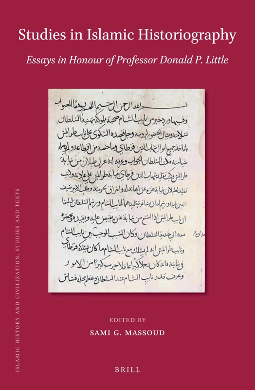 Studies in Islamic Historiography: Essays in Honour of Professor Donald P. Little: 166 (Islamic History and Civilization, 166)