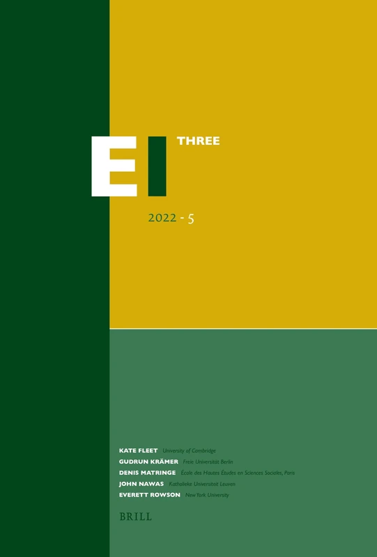 Encyclopaedia of Islam - Three 2022-5