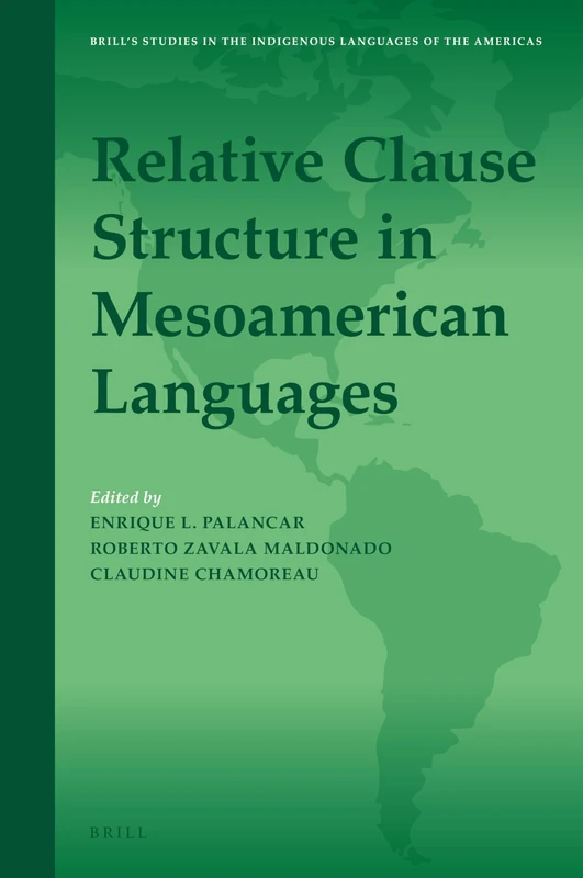 Relative Clause Structure in Mesoamerican Languages: 16 (Brill's Studies in the Indigenous Languages of the Americas, 16)