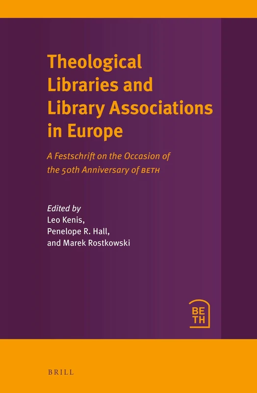 Brill Theological Libraries and Library Associations in Europe