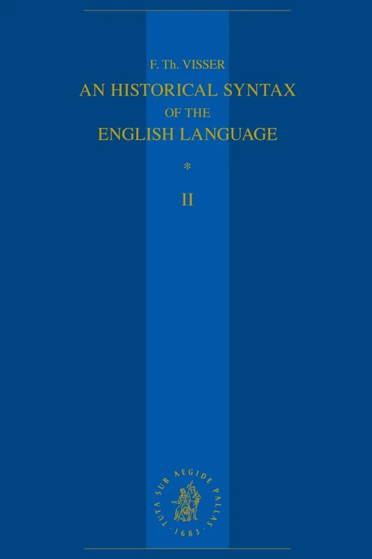An Historical Syntax of the English Language: Volume II: Syntactical Units with One Verb (continued): 2 - Image 1