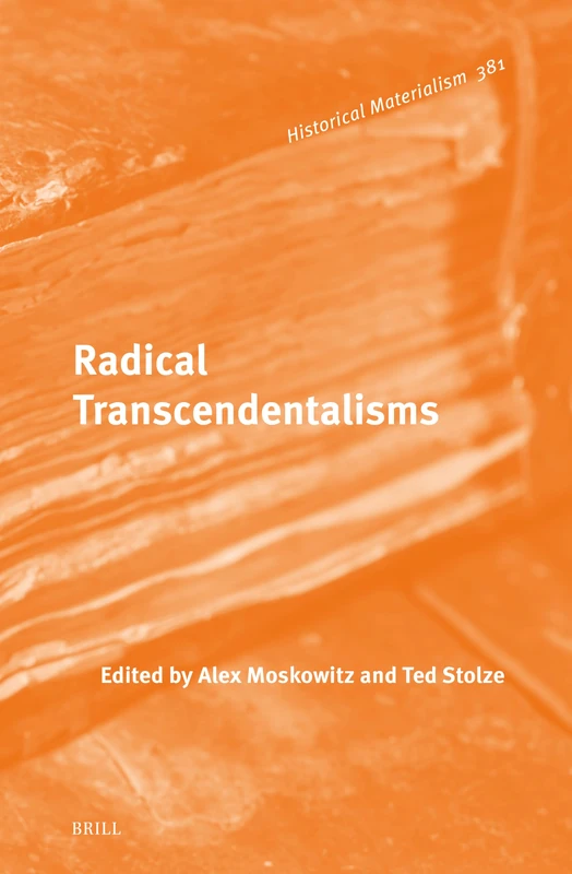 Radical Transcendentalisms: 381 (Historical Materialism Book Series, 381)