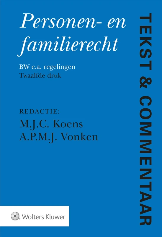 Personen- en Familierecht: IPR en mensenrechten (Tekst & Commentaar) - Image 1