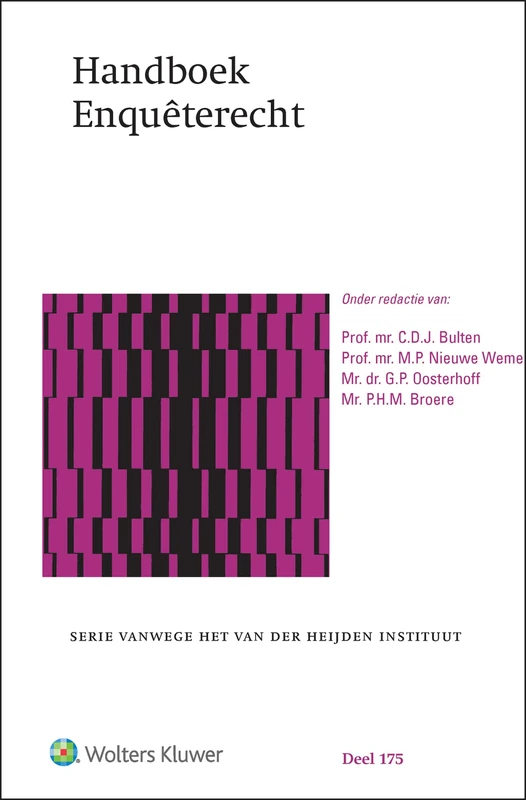Handboek Enquêterecht - Image 1