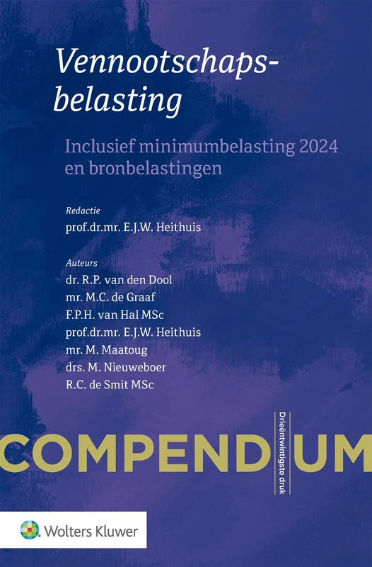 Compendium Vennootschapsbelasting: Inclusief minimumbelasting 2024 en bronbelastingen