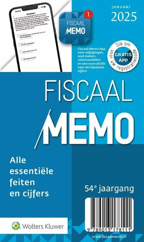 2025: Alle essentiële feiten en cijfers (Fiscaal Memo januari: Alle essentiële feiten en cijfers) - Image 1