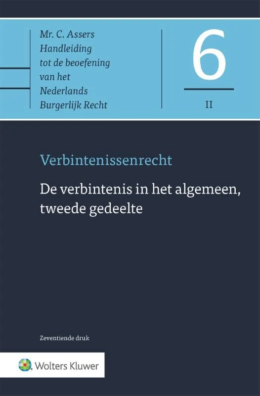 Asser 6-II De verbintenis in het algemeen, tweede gedeelte: Verbintenissenrecht - Image 1