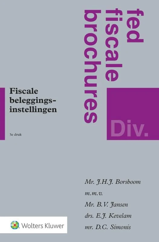 Fiscale beleggingsinstellingen