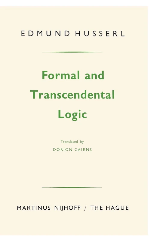 Formal and Transcendental Logic