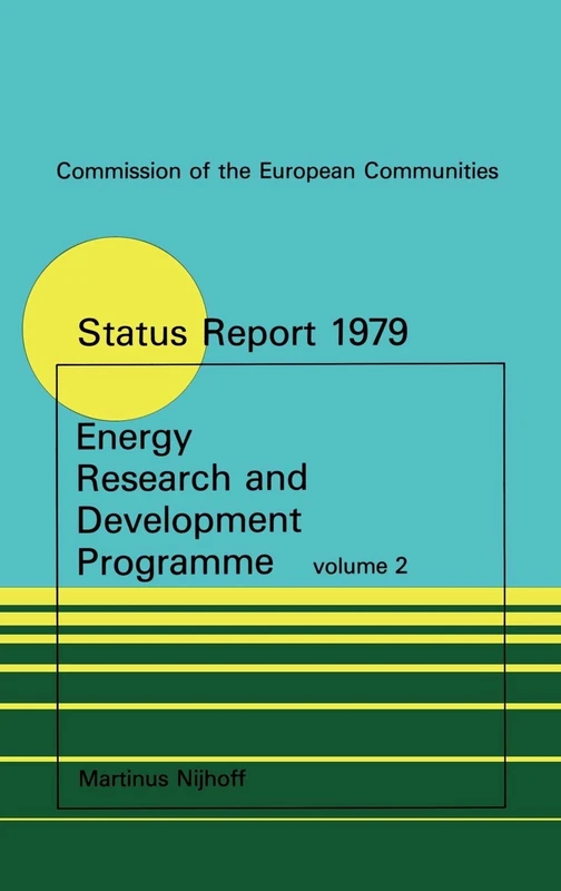 Energy Research and Development Programme: Second Status Report 1975-1978 2 volumes - Image 1