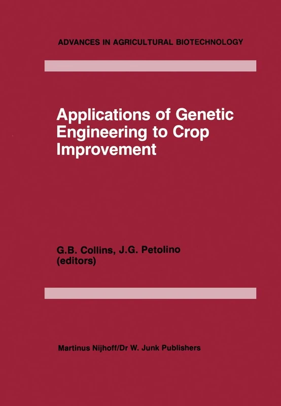 Springer - Applications of Genetic Engineering to Crop Improvement