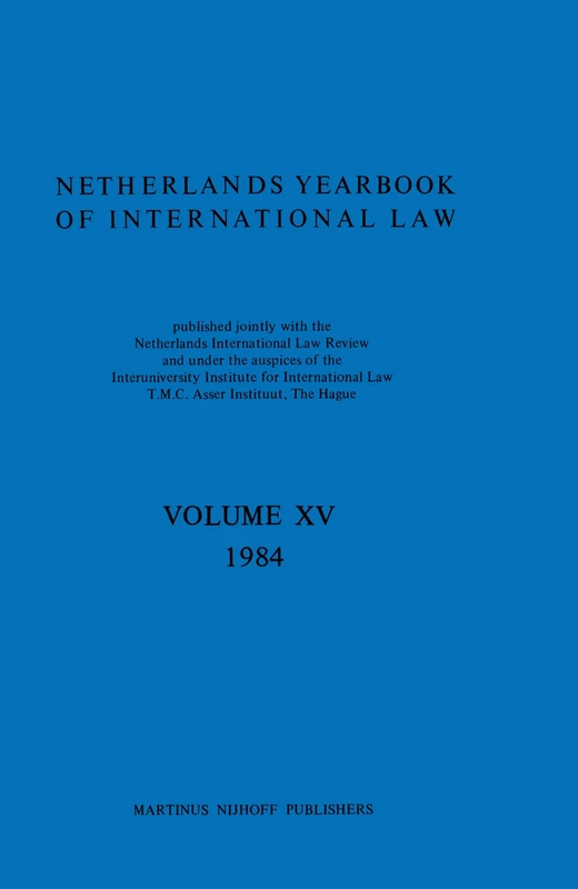 Netherlands Yearbook of International Law 1984