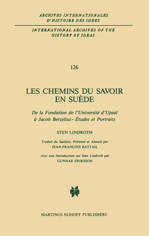Springer - Les chemins du savoir en Suede - History Book