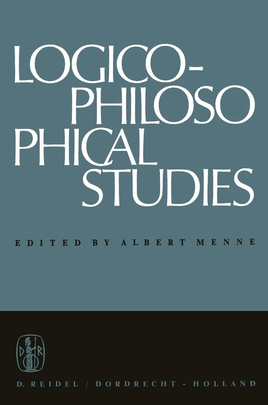 Logico-Philosophical Studies: Partly translated by Horace S. Glover - Image 1