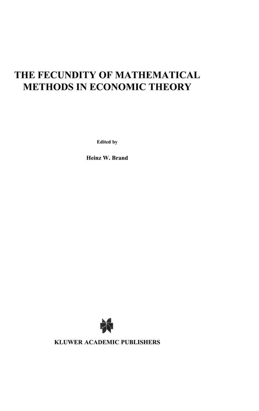 The Fecundity of Mathematical Methods in Economic Theory - Image 1