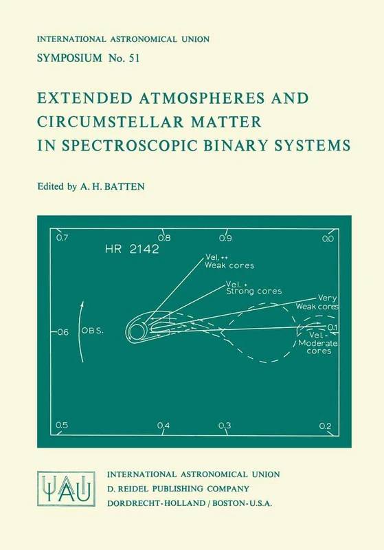 Extended Atmospheres and Circumstellar Matter in Spectroscopic Binary Systems: 51 (International Astronomical Union Symposia, 51)