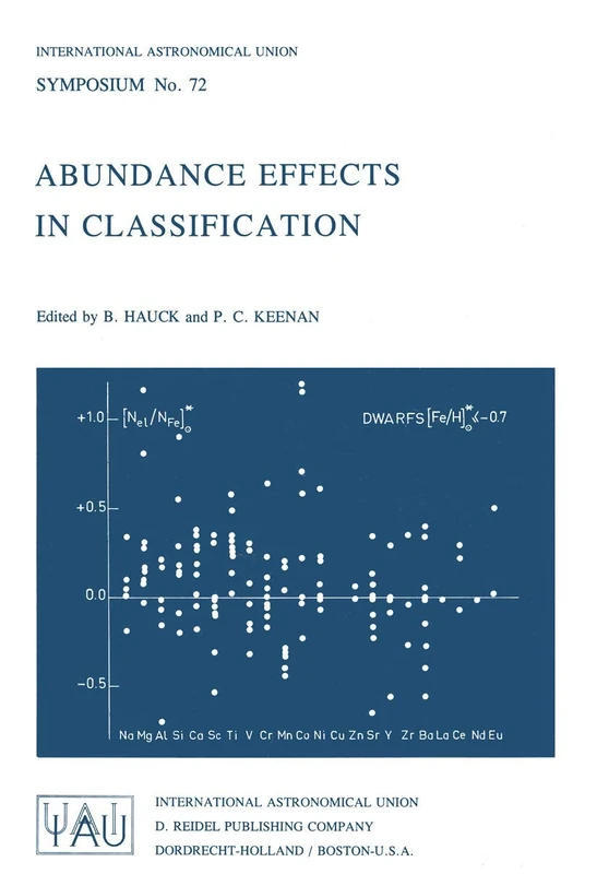 Abundance Effects in Classification: Dedicated to W.W. Morgan: 72 (International Astronomical Union Symposia, 72)