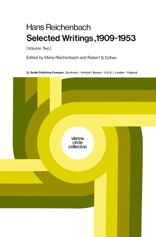 Hans Reichenbach: Selected Writings 1909–1953 Volume Two: 4b (Vienna Circle Collection, 4b) - Image 1