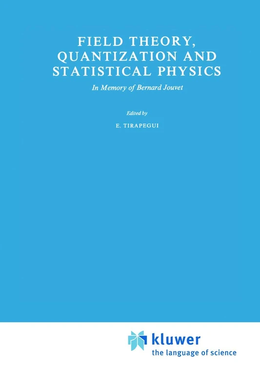 Field Theory, Quantization and Statistical Physics: In Memory of Bernard Jouvet: 6 (Mathematical Physics and Applied Mathematics, 6)