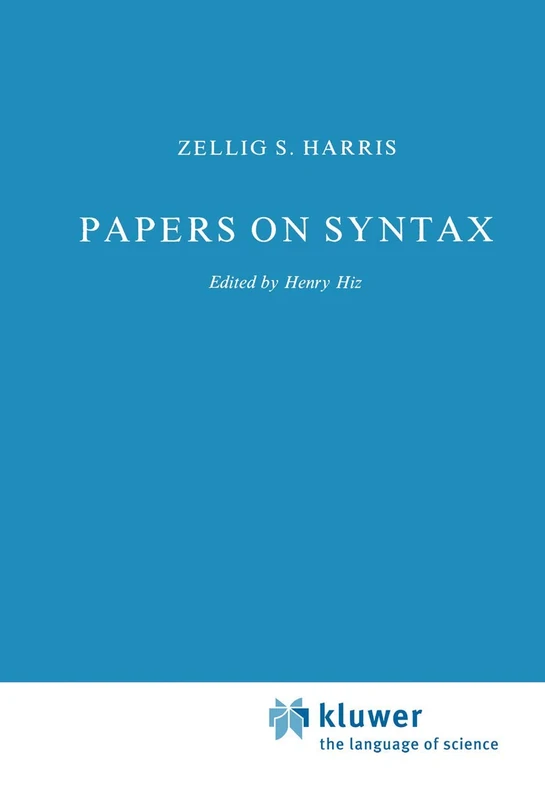 Springer - Papers on Syntax: 14 (Studies in Linguistics and Philosophy)