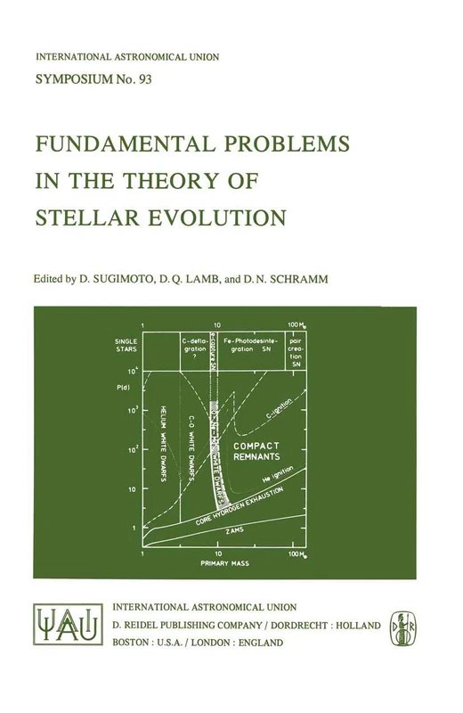 Fundamental Problems in the Theory of Stellar Evolution: Symposium No. 93 Held at Kyoto University, Kyoto, Japan, July 22-25, 1980 (International Astronomical Union Symposia, 93)