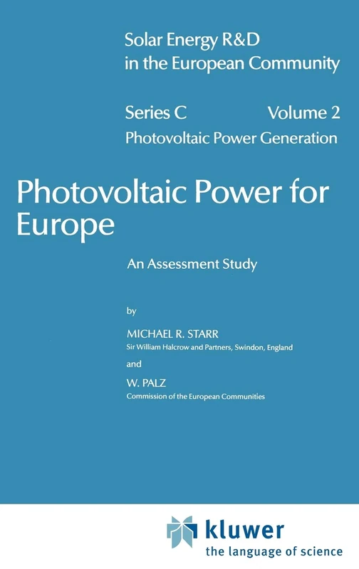 Springer Photovoltaic Power for Europe: An Assessment Study 2