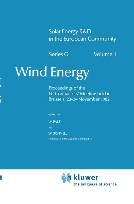 Springer Wind Energy: 1 (Solar Energy R&D in the Ec Series G: 1)