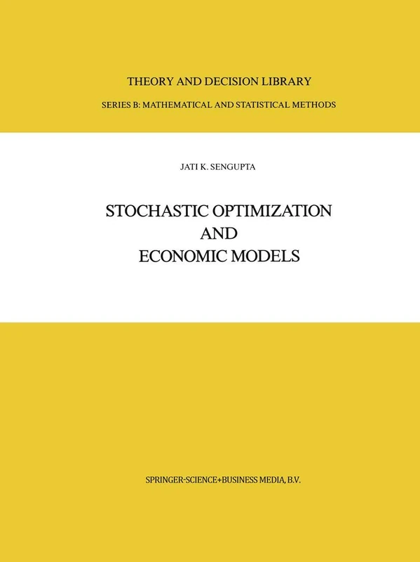 Springer Stochastic Optimization and Economic Models Book