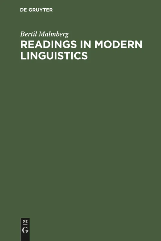 Readings in Modern Linguistics: An Anthology