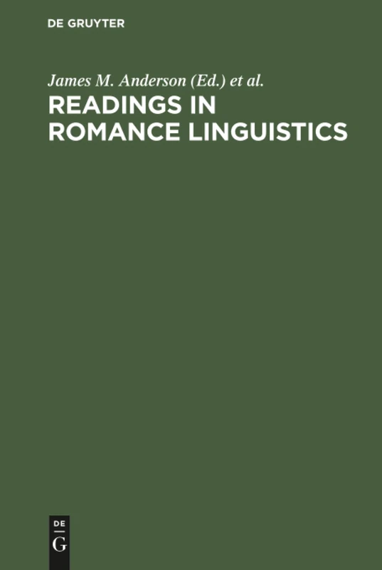 Readings in Romance Linguistics