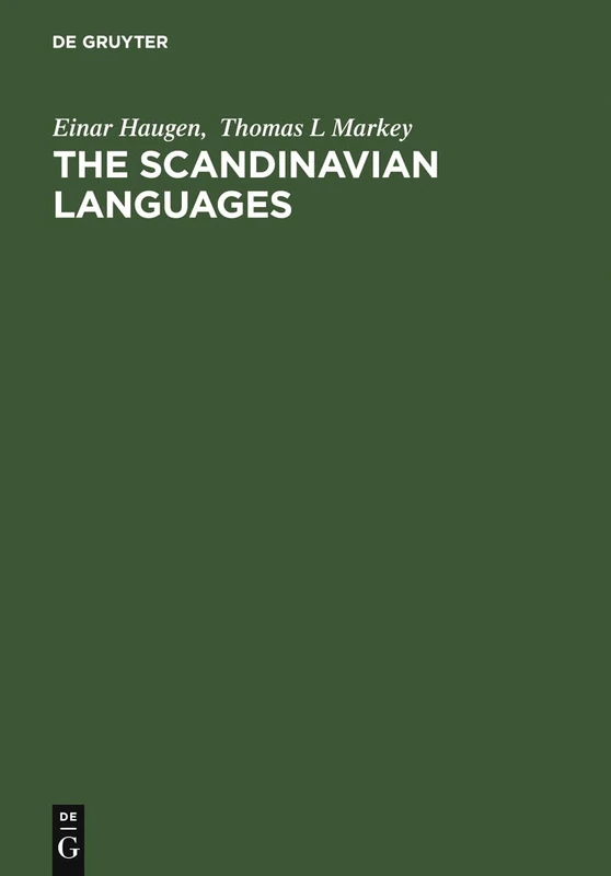 The Scandinavian Languages: Fifty Years of Linguistic Research (1918 - 1968): 154 (Janua Linguarum. Series Practica)