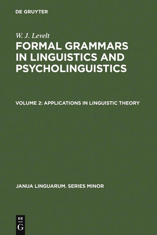 Applications in Linguistic Theory: 192 (Janua Linguarum. Series Minor, 192/2)