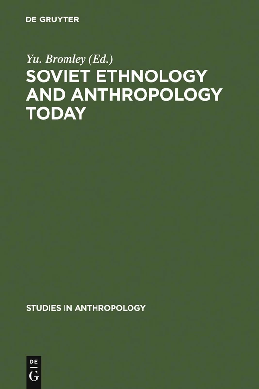 Soviet Ethnology and Anthropology Today: 1 (Studies in Anthropology, 1) - Image 1