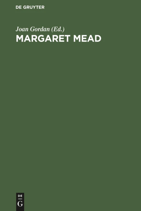 Margaret Mead: The Complete Bibliography 1925–1975 - Image 1