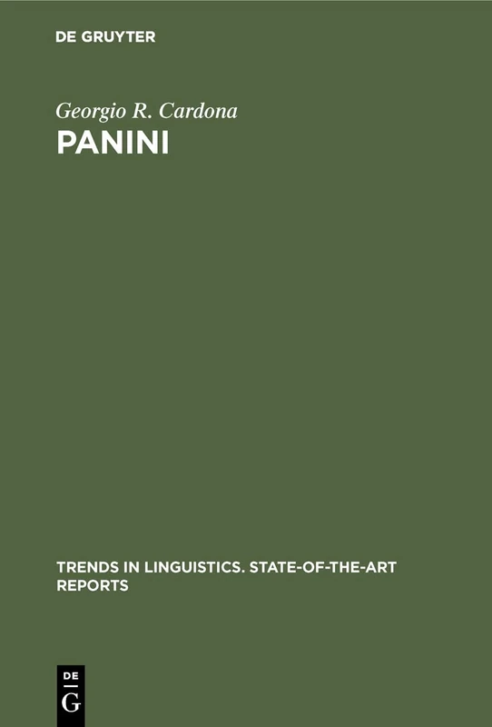 Panini: A Survey of Research: 6 (Trends in Linguistics. State-of-the-Art Reports, 6) - Image 1