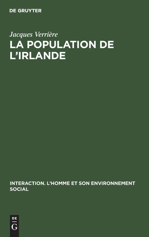 La population de l'Irlande: 8 (Interaction. L’Homme et son environnement social, 8) - Image 1