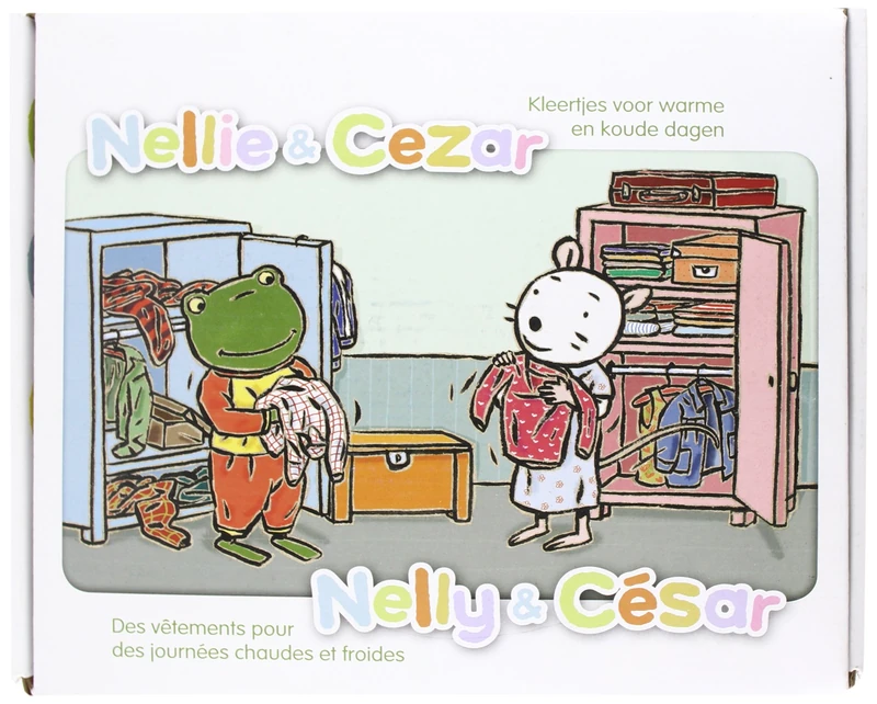 Nellie & Cezar kledingset voor de klaspoppen: Set de vêtements
