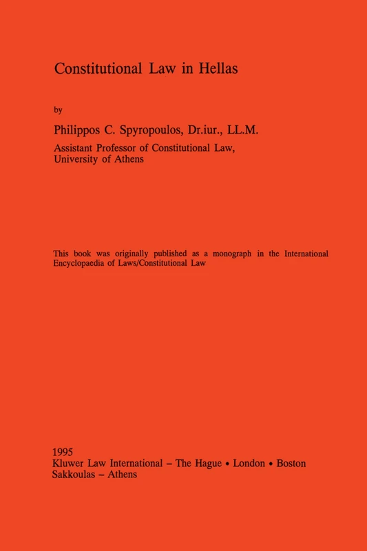 Constitutional Law in Hellas